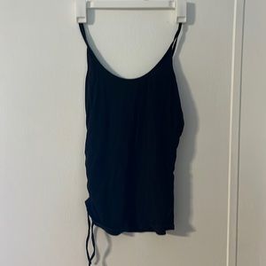 Lululemon black side tie tank top